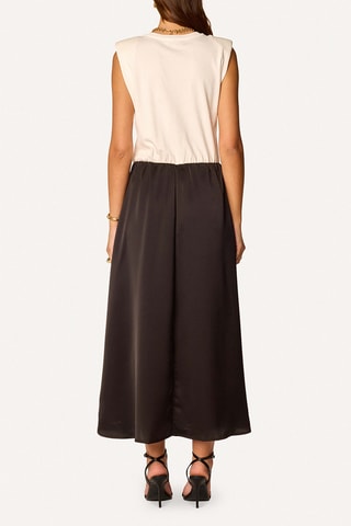 Robe - Écru et noir