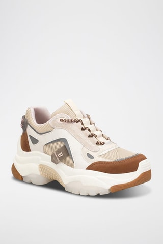 Baskets plateformes - Beige