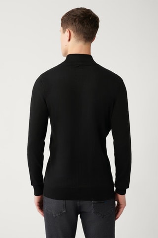 Camisola regular - Preto