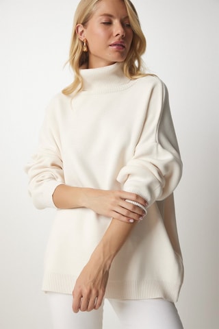 Camisola oversize - Creme