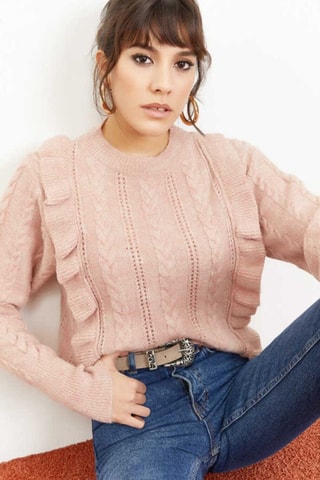 Pull slim - Rose poudré