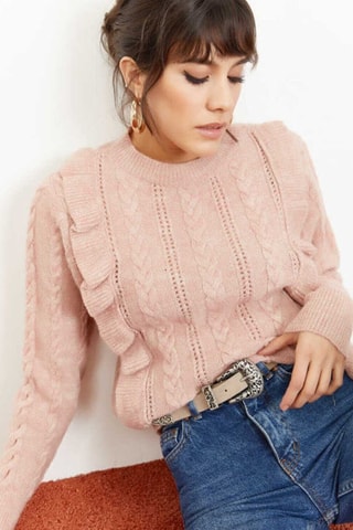 Pull slim - Rose poudré