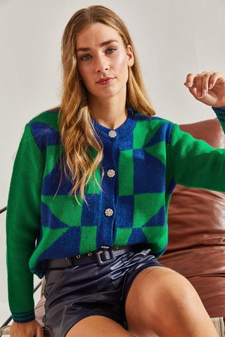 Casaco de malha - Verde