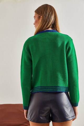 Casaco de malha - Verde