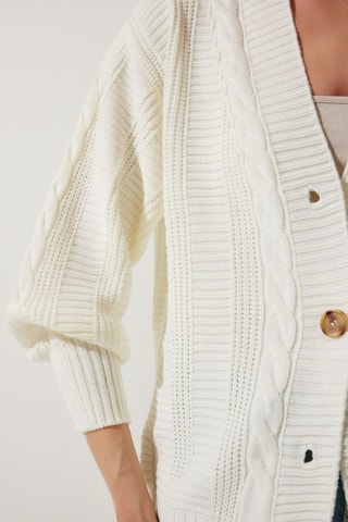 Casaco de malha - Cru