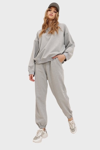 Sweat regular et pantalon de survêtement - Gris