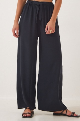 Calças palazzo - Preto