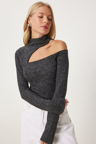 Top regular - Antracite mesclado