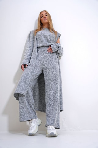 Ensemble 3 pièces - Anthracite chiné