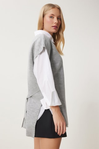 Top regular - Cinzento