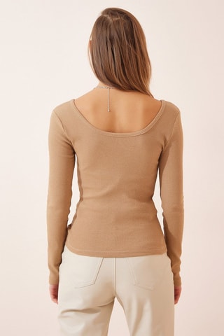 Top slim - Bege