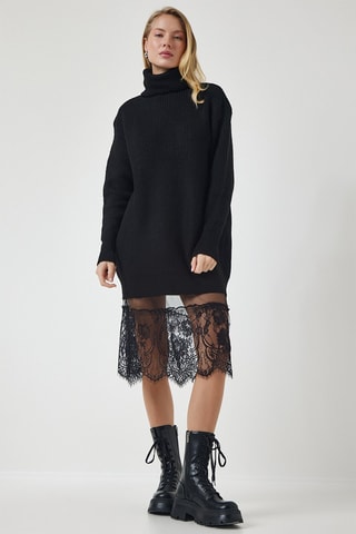 Vestido-camisola - Preto