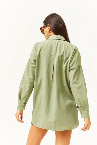 Chemisier oversize - Vert