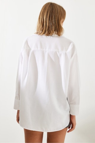 Chemisier loose - Blanc