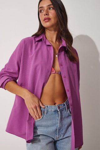 Chemisier oversize - Lilas