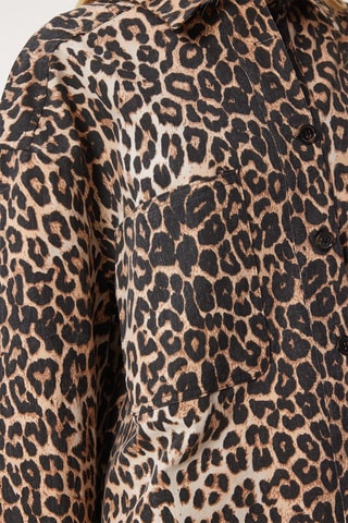 Surchemise - Beige et noir