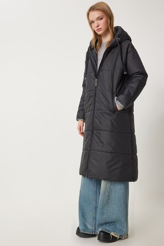 Blusão comprido - Preto