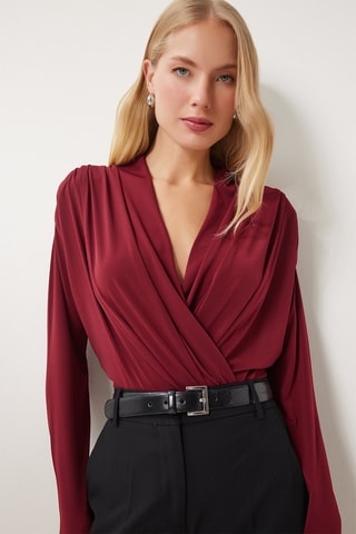 Blouse regular - Bordeaux