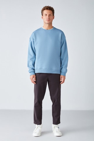 Sweat oversize - Bleu clair