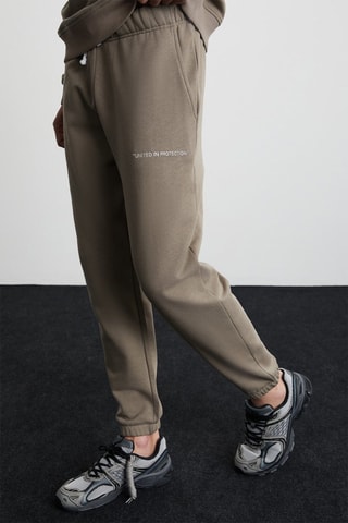 Sweat regular et pantalon de survêtement - Taupe