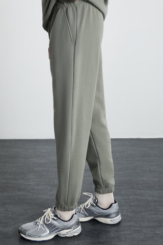 Sweat relaxed et pantalon de survêtement - Vert sauge