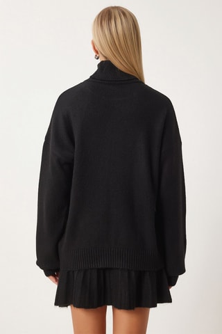 Pull et minijupe plissée - Noir