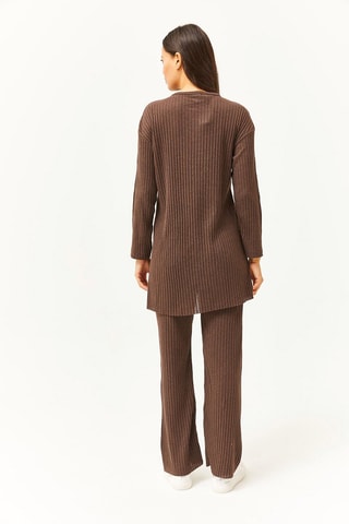 Tunique et pantalon - Marron