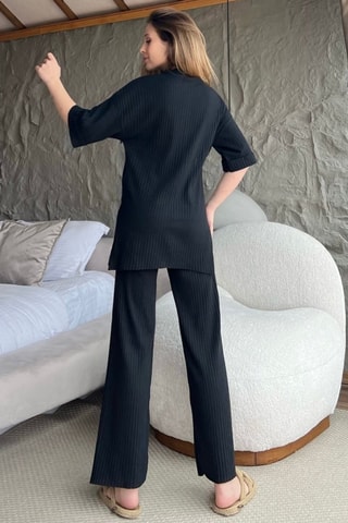 T-shirt et pantalon - Noir