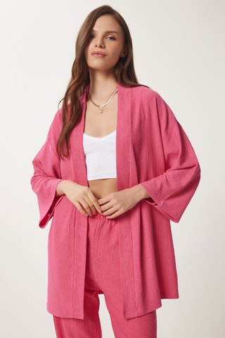 Kimono et pantalon - Rose