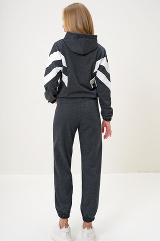 Sweat à capuche et pantalon regular - Anthracite