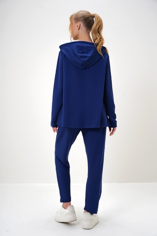 Sweat à capuche et pantalon regular - Bleu électrique