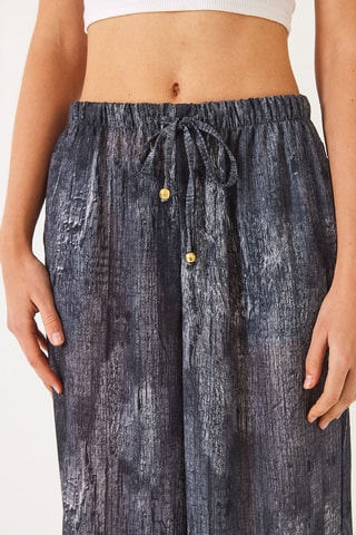 Calças wide legs - Antracite