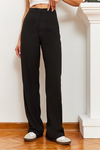 Calças palazzo - Preto
