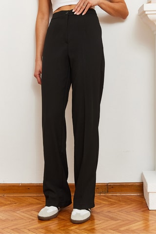 Calças palazzo - Preto