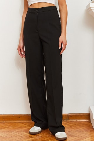 Calças palazzo - Preto