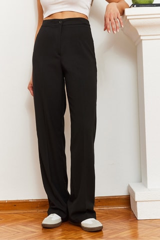 Calças palazzo - Preto