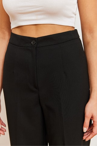 Calças palazzo - Preto