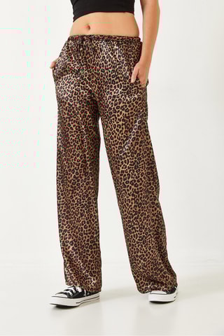 Calças palazzo - Camel