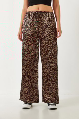 Calças palazzo - Camel