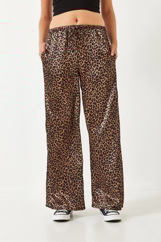 Calças palazzo - Camel