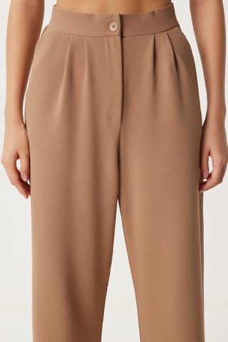 Calças palazzo - Bege