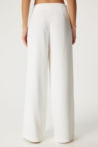 Calças palazzo - Branco