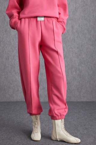 Calças regular - Rosa