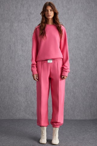 Calças regular - Rosa