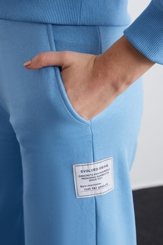 Calças regular - Azul-celeste