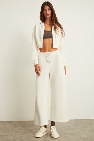 Calças relaxed fit - Cru