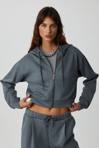 Sweat à capuche - Gris foncé