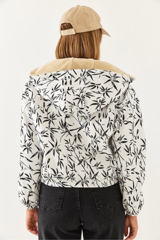 Casaco com capuz - Branco