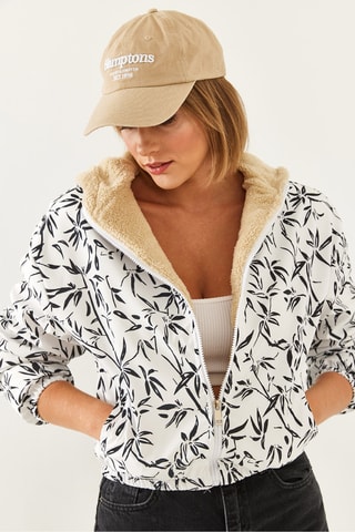 Casaco com capuz - Branco