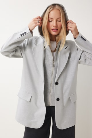 Casaco - Cinzento-claro